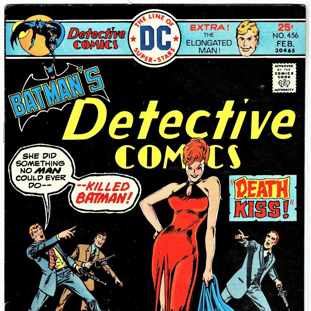 DCs BATMANs  DETECTIVE  GRAPHIC NOVEL 456/ THE KISS OF DEATH AN ICONIC COVER